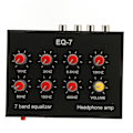 Miniatyrbild 5 av 5: 7-bands ljudequalizer RCA utgång ingång 12dB hög basjustering dubbelkanal digital equalizer