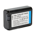 Miniatyrbild 1 av 5: NP FW50 Litiumjonbatteri 1080mAh Ersättnings Intelligent Batteri för A6000 A6400 A7m2 A6300 A6100 A5100 Zve10 Kamera