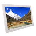 Miniatyrbild 5 av 5: 21,5 tums digital fotoram 16:9 IPS-skärm 1920x1080 HD digital bildram med kroppssensor 100–240 V EU-kontakt