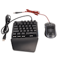 Miniatyrbild 3 av 5: Trådlös tangentbord och muskonverterare Combo Plug and Play Tangentbord Musadapter Mobilspelkonverterare för Android för Harmony