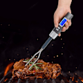 Miniatyrbild 5 av 5: Digital BBQ Kötttermometer Gaffel Grillgaffel med LCD-display