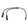 Miniatyrbild 1 av 5: JORINDO DualXLR Hane till 3.5mm 1/8in Hane Kabel Audio YSplitter Mikrofonanslutningssladd