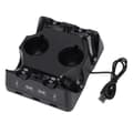 Multifunktionell Laddare för PS4/PS4 MOVe PS4 VR-kontroll Four Charging Dock
