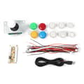 CY-822A DIY Arcade-spelknappar Combat Joystick Rocker Kit Controller för Raspberry PI PC
