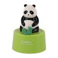 Miniatyrbild 1 av 5: Mekanisk Kökstimer Söt Djurform Magnetisk Bas Högt Alarm 60 Minuter Nedräkningstimer för Kök Matlagning Panda med Grön Bas