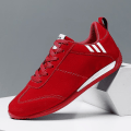Miniatyrbild 1 av 5: Män Bekväma Nya Outdoor Walking Slip-on Sneakers Red 41