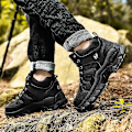 Miniatyrbild 5 av 5: Vattentäta sneakers/skor i läder för män No Plush Gray 7