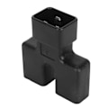 Miniatyrbild 4 av 5: IEC320 C20 till Dubbel IEC320 C19 Strömadapter IEC320 C20 Hane till 2 C19 Hona Y Splitter AC Strömadapter