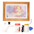 Miniatyrbild 1 av 5: Elektronisk fotoram 7,3 tums färgskärm med elektroniskt bläck, 7 färgers display, lång standbytid, 800×480 upplösning, digital bildram