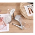 Miniatyrbild 1 av 5: Walking Show- Stripper högklackat sandal ( set 1) Silver 7.5