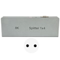 Miniatyrbild 1 av 5: HD Multimedia Interface 2.1 Switch 1 ingång 4 utgångar Hög Hastighet 40Gbps 8K HD Multimedia Interface Splitter 100?240V EU-kontakt