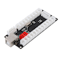 Miniatyrbild 2 av 5: Arcade-spel USB-kodare knappkontroll för Raspberry Pi värd-PC spelmaskin BlackCY-822C