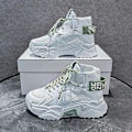 Miniatyrbild 2 av 4: Kvinnor Casual Plattform Mode Andas Tjock sula Tenis Baskets Sneakers grey 39