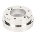 Miniatyrbild 5 av 5: 70mm Rattstyrningsadapterplatta i legering Navadapterplatta för Logitech för Momo för Sparco 13 14 tum PCD Rattar Silver