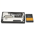 Miniatyrbild 1 av 5: SATA-gränssnittsnätverksadapter Plug and Play Förhindra störningar Bärbar HDD Hårddiskadapter för PlayStation 2