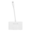 Miniatyrbild 1 av 5: RJ45 5-i-1 USB Hub Dockningsstation OTG Ethernet-omvandlare 3,5 mm Ljudkontakt Adapter