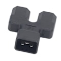 Miniatyrbild 4 av 5: IEC320 C20 till Dubbel IEC320 C21 Strömadapter C20 Hane till Dubbel C21 Hona 1 in 2 Ut AC Strömadapter för PDU Server 125V?250V