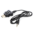 Miniatyrbild 2 av 5: Bluetooth 5.0 Ljudsändare Mottagare Adapter Färgglatt Ambient Ljus USB Trådlös Ljudadapter
