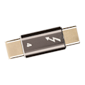 Miniatyrbild 2 av 5: Typ C Hane till Typ C Hane Adapter Aluminiumlegering 40Gbps PD Snabbladdning USB C Hane till Hane Kontakt