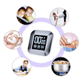 Miniatyrbild 1 av 5: LCD Digital Touch Screen Kökstimer Praktisk Matlagningstimer Nedräkning Räkna UPP Väckarklocka