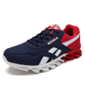 Miniatyrbild 4 av 5: Män Läder Halkfria Sneakers Skor red 6.5