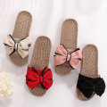 Miniatyrbild 5 av 5: Kvinnor Sommar Casual Slides Bekväma lintofflor sandaler GA00353-Black 36