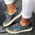 Miniatyrbild 2 av 5: Slip-on Sneakers för kvinnor, Shallow Loafers Red 41