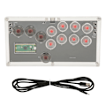Miniatyrbild 1 av 5: Fighting Box Flatbox Fighting Stick Controller med Hot Swap Mekaniska Tangenter Spelkontroll Joystick med RGB LED-lampa