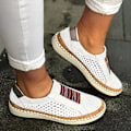 Miniatyrbild 3 av 5: Slip-on Sneakers för kvinnor, Shallow Loafers Red 41