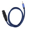 Miniatyrbild 5 av 5: JORINDO XLR Hona till 3.5mm Jack Balanserad Signalkabel XLR till 1/8 tums Mikrofonkabel Anslutningssladd JD6033?1m