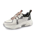 Miniatyrbild 2 av 4: Läder Andas Bekväm Sneaker Beige 40