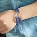 Miniatyrbild 2 av 4: 2st Infinity Braided Kit Armband Set Friendship Armband Set Style 2
