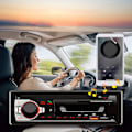Miniatyrbild 5 av 5: Bluetooth MP4-spelare 5 tum HD pekskärm HiFi brusreducering bärbar WiFi musikspelare med kamera för Android svart