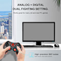 Miniatyrbild 3 av 5: Trådlös Spelkontroll Bluetooth Gamepad Universal Gamepad Kompatibel för Android-surfplatta