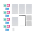 Miniatyrbild 4 av 5: 4-pack Skärmskydd för Spelkonsol, Fingeravtrycksresistent, Professionellt Härdat Glas för Switch OLED-Huvudenhet