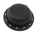 Miniatyrbild 3 av 5: Mekanisk Timer Magnetisk Rostfritt Stål Högljudd Påminnelse Kökstimer för Bakning Matlagning Svart Hattform