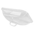 Miniatyrbild 4 av 5: Stänkskydd Klar Transparent Akryl Dammtät Rektangelform Bekväm Praktisk Hem Tallriksöverdrag för Kök S