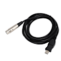 Miniatyrbild 5 av 5: USB till XLR Hona Adapterkabel 3 Meter med Inspelningsfunktion för Spelutrustning Värd