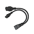 Miniatyrbild 4 av 5: IEC320 C19 IEC320 C13 till IEC320 C20 Strömkabel Professionell Standard Y-splitterkabel för Dator HDTV Monitor