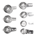 Miniatyrbild 3 av 5: 7 st Mätkoppar Set Rostfritt Stål Stapelbara Multifunktionella Metall Mätkoppar Set för Köksredskap