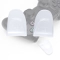 Miniatyrbild 5 av 5: 2 ST/ Set Hållbara R2 L2 Knappar Trigger Förlängare Förlängning för PS4-Kontroll (Transparent)