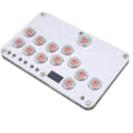 Miniatyrbild 3 av 5: Fighting Box Flatbox Fighting Stick Controller Support SOCD Fight Stick Game Controller Joystick med RGB LED-belysning för Switch