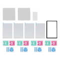 Miniatyrbild 3 av 5: 4-pack Skärmskydd för Spelkonsol, Fingeravtrycksresistent, Professionellt Härdat Glas för Switch OLED-Huvudenhet