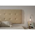 Miniatyrbillede 3 af 4: Hovedgavl - ECCOX - Capitone - Similicuir - 112 x 57 x 5 cm - Moderne design Kamel