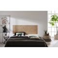 Miniatyrbillede 2 af 4: Hovedgærde - ECCOX - 112x57 cm - Pletresistent Stof - Moderne Design - Farve Camel Kamel