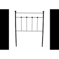 Miniatyrbillede 1 af 2: Ducal Forge sengegavl til 150 senge Sort 158x125x4. Matris Svart