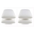 Miniatyrbild 2 av 5: Pack 4 High-End Visco perforerade kuddar70x40 cm Medium Fastness. ECCOX