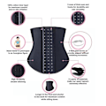 Miniatyrbillede 4 af 5: Kvinders Bustier Latex Slankende Korset Slankende Midje Cincher til Flad Mave (XXXL) xxxl