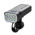 Miniatyrbilde 1 av 5: Sykkellykter foran, 8000 lumen superlyssterk 8 LED 5200mAh USB oppladbar, strømvisning og 5 lysmoduser, IPX5 vanntett