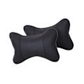 Miniatyrbild 3 av 3: 2 st. Bilnackkudde Praktisk Nackstöd Kudde Universal Nackstöd Nackskydd Nackkudde SvartSvart27x18cm Black Black 27x18cm